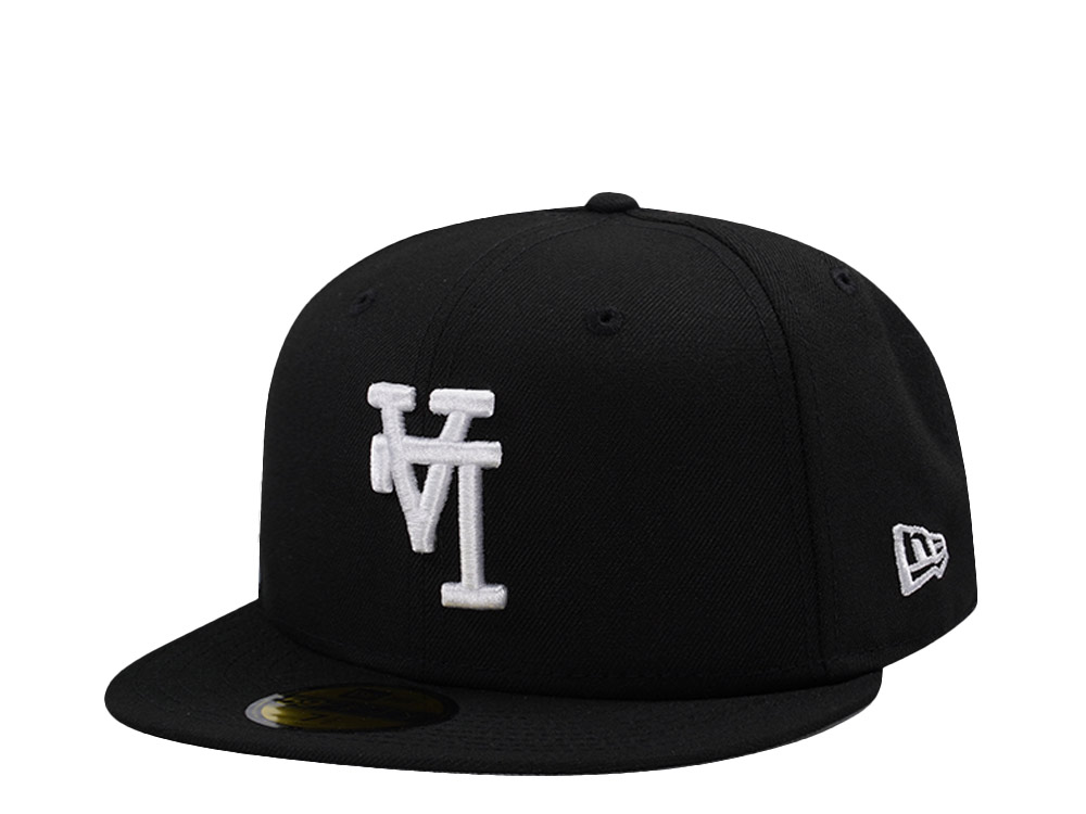 New Era Los Angeles Dodgers Upside Down Black Prime Edition 59Fifty Fitted Gorra